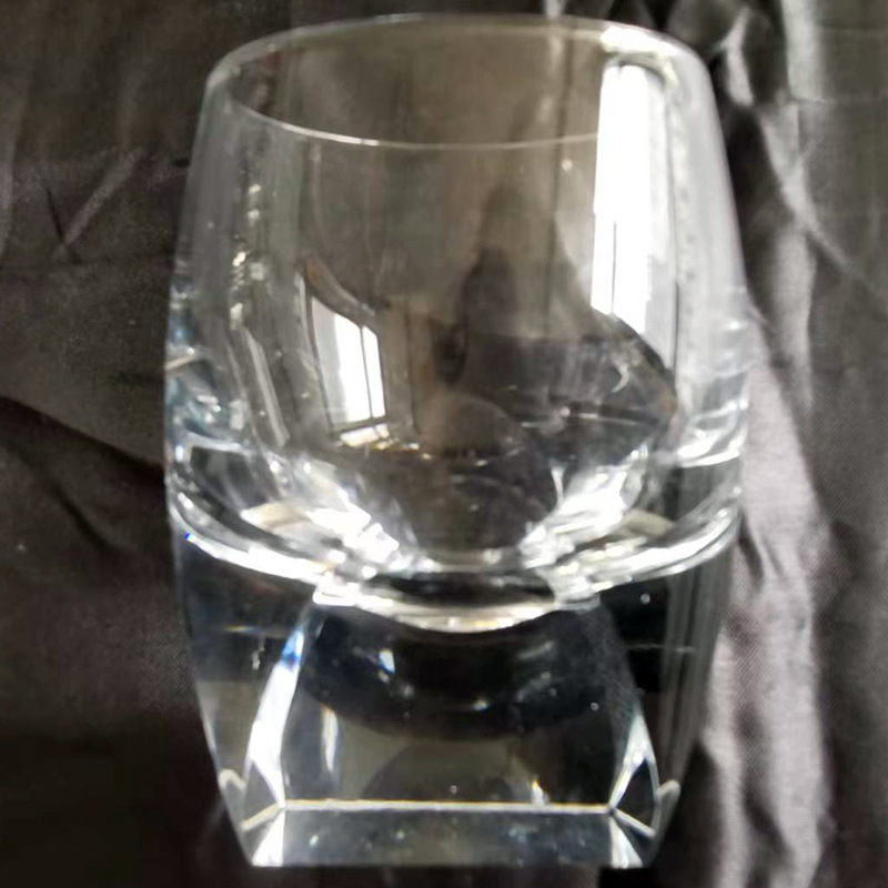 奧爾特K9加工水晶玻璃杯噴砂內(nèi)雕工藝日用玻璃制品玻璃杯擺件