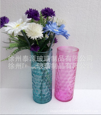 簡約彩色花瓶 高檔創(chuàng)意禮品擺件 家居裝飾花瓶 插花瓶玻璃瓶批發(fā)